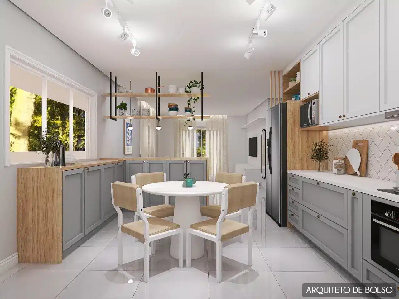 Cadeiras para cozinha em diferentes ângulos e estilos, demonstrando a diversidade de designs disponíveis.