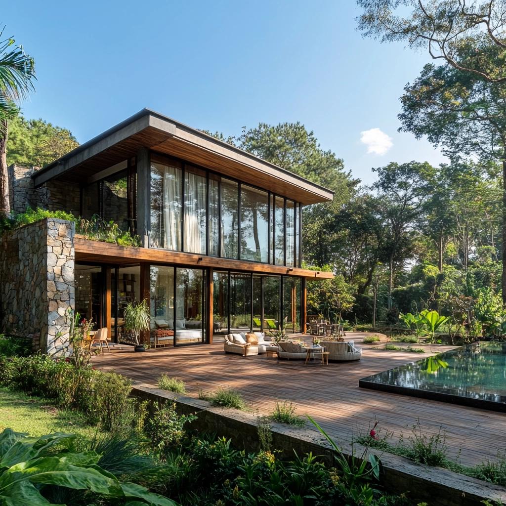 85 Rustic to Modern Country House Designs for Your Perfect Retreat 4 CASA DE CAMPO: 85 PROJETOS DO RÚSTICO AO MODERNO PARA CONSTRUIR
