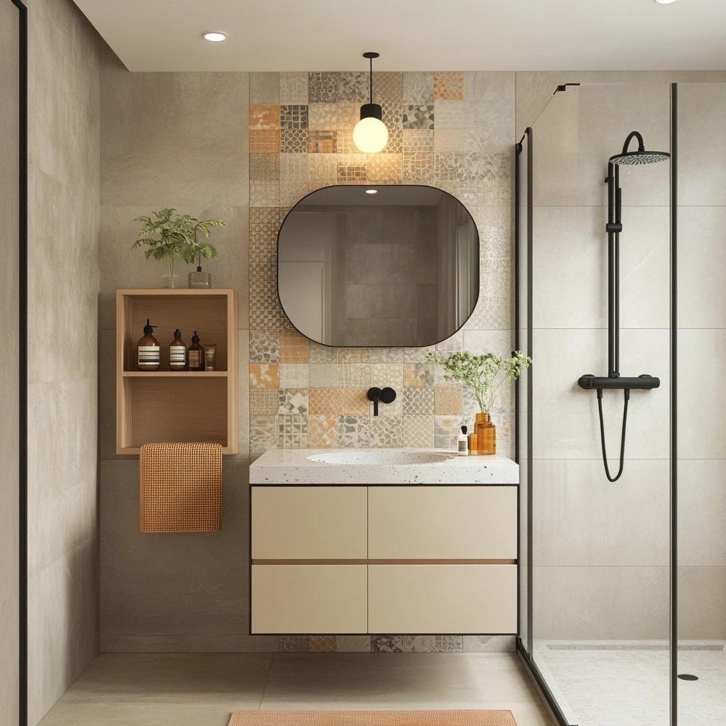 Cerâmica para banheiro: 65 propostas para decorar