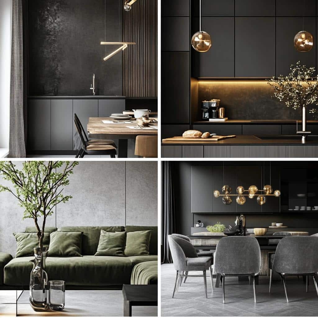 Cinza Chumbo: 20 Ideias para Decorar e as Melhores Tintas para Usar