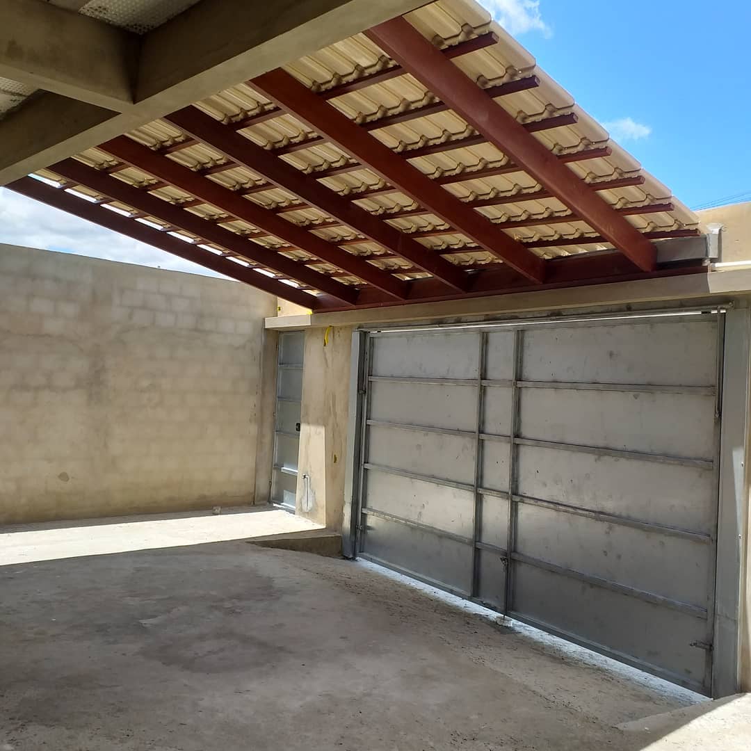 Garage Cover: 50 Inspiring Ideas for the Perfect Protection 10 Exemplo de cobertura para garagem;