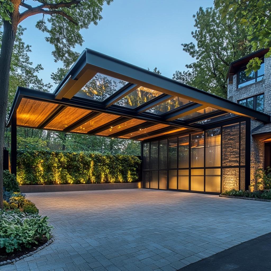 Garage Cover: 50 Inspiring Ideas for the Perfect Protection 6 cobertura para garagem03