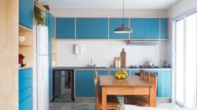 Cores alegres e vibrantes adaptam-se a projetos contemporâneos, trazendo personalidade ao ambiente.
