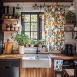 Cortinas para Pia: 40 Modelos Incríveis para Decorar sua Cozinha