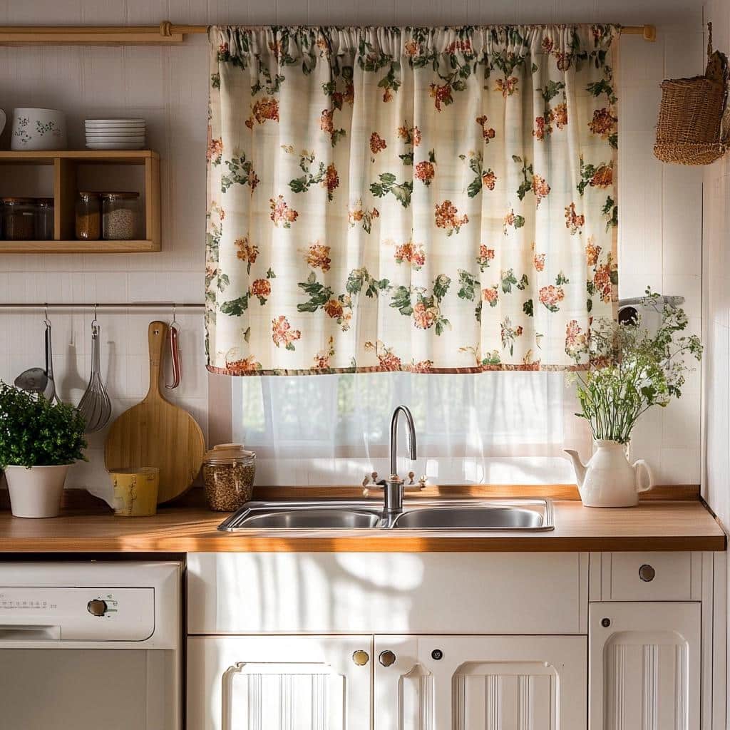 Cortinas para Pia: 40 Modelos Incríveis para Decorar sua Cozinha