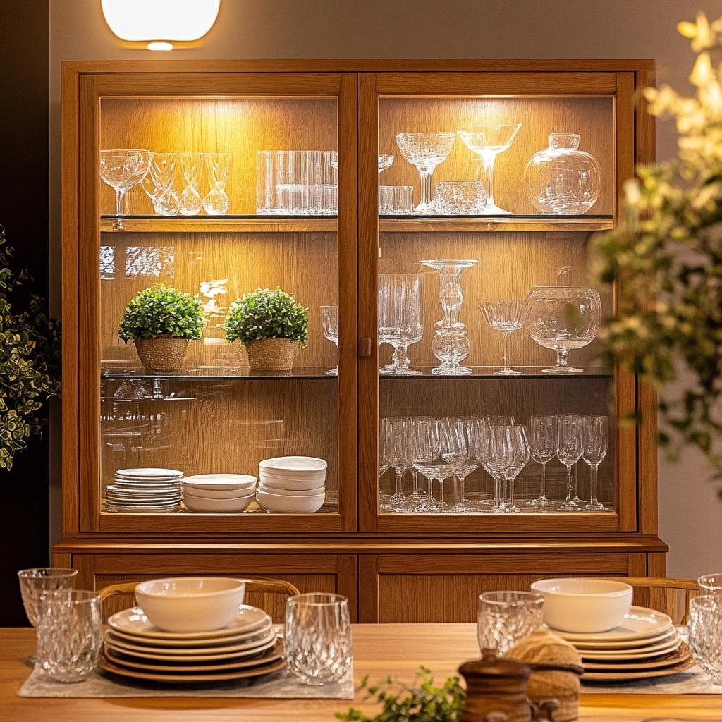 70 Classic Wooden Display Cabinets to Enhance Your Home Decor 4 70 Modelos de Cristaleira de Madeira que São Clássicas na Decoração