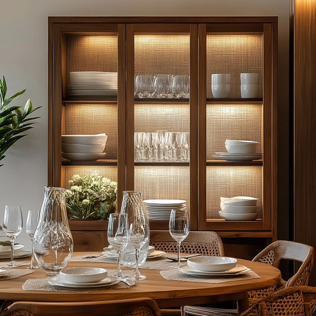 70 Classic Wooden Display Cabinets to Enhance Your Home Decor 8 70 Modelos de Cristaleira de Madeira que São Clássicas na Decoração