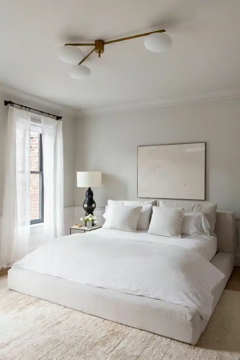 Decoração minimalista para cadeirantes. 