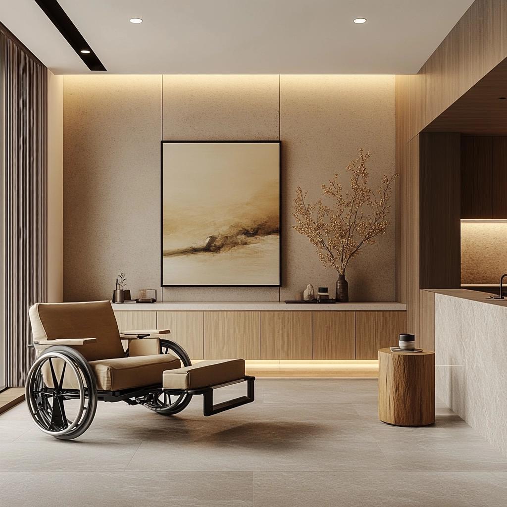 Como criar uma decoração acessível para cadeirantes