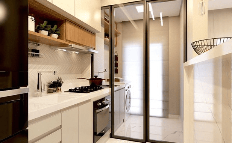 Glass Partition: An Essential Item for Organizing Spaces 3 Divisória de vidro que pode ser uma solução ideal para dividir ambientes.