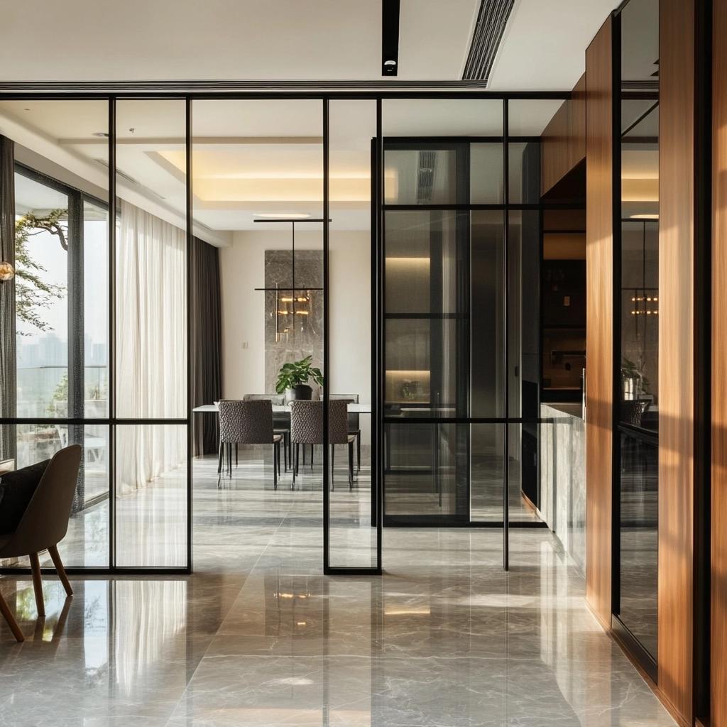 Glass Partition: An Essential Item for Organizing Spaces 8 Divisória de vidro: um item essencial para organizar os ambientes