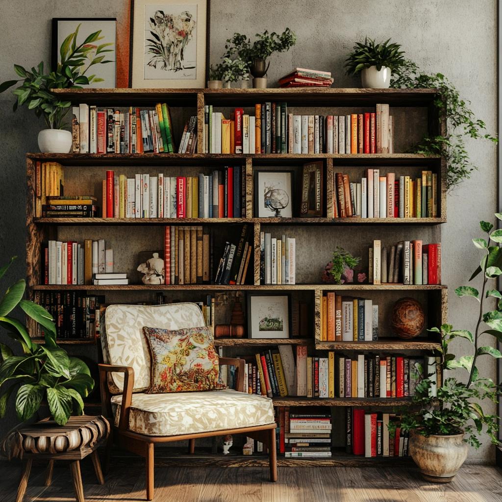 Estante de Livros: 30 Projetos para Você Expor sua Coleção