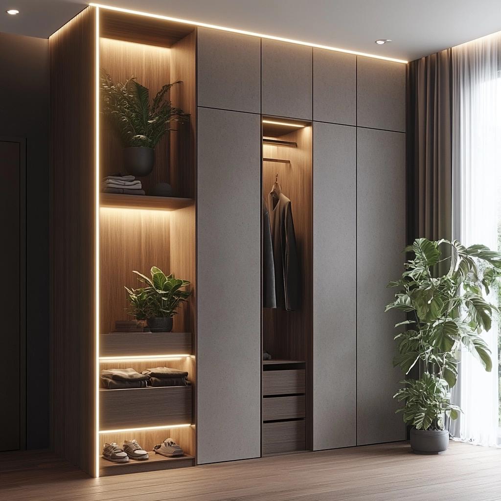 Guarda-roupa de gesso: dicas e 40 modelos para uma décor moderna
