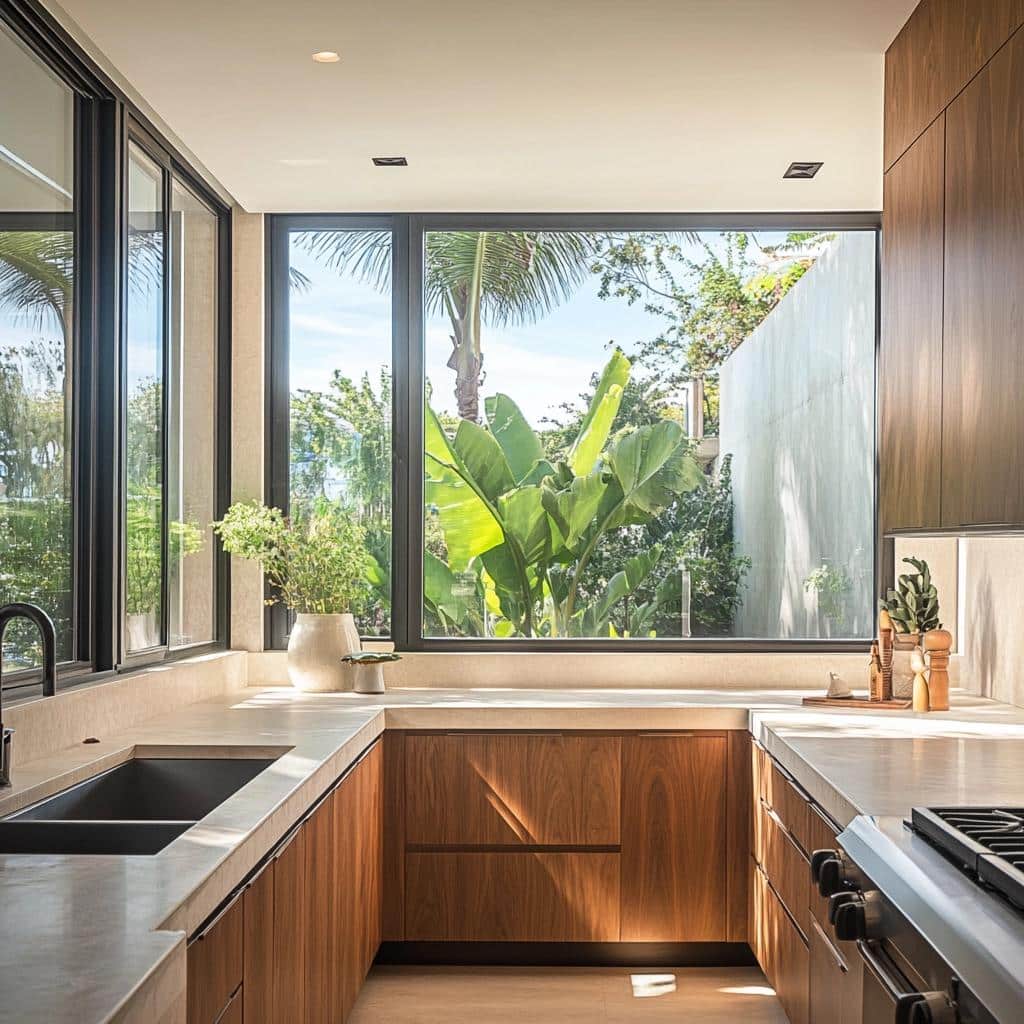 50 Kitchen Window Ideas and Tips for Choosing the Best One 6 50 fotos de janela para cozinha e dicas de como escolher a sua