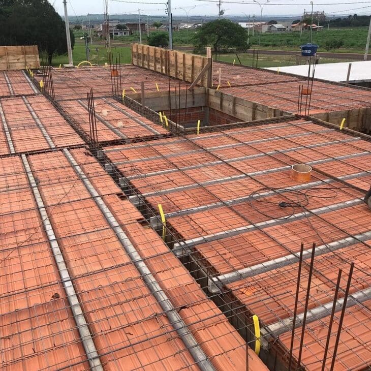 Foto de laje pré-moldada tipo 2.