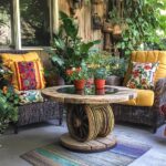 70 Ideias Incríveis para Decorar com Mesas de Carretel