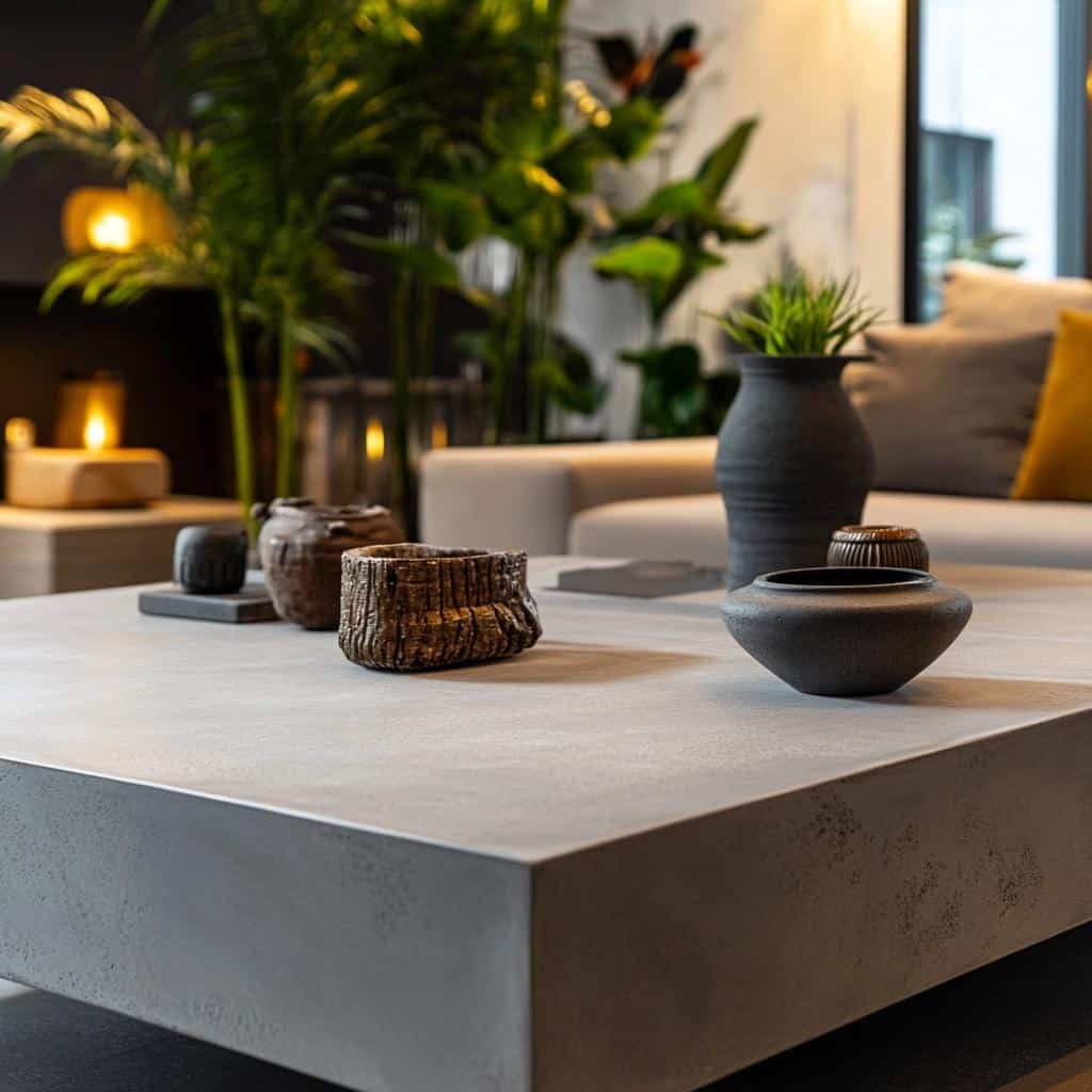15 Amazing Cement Table Ideas and How to Make One for Your Home 6 15 Ideias de Mesa de Cimento e Como Fazer para Sua Casa