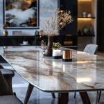 Mesa de mármore: 55 modelos elegantes para sofisticar o ambiente