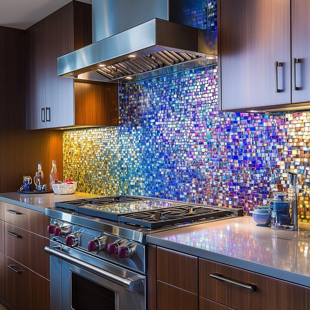 Pastilhas de vidro: 50 ideias para renovar sua cozinha
