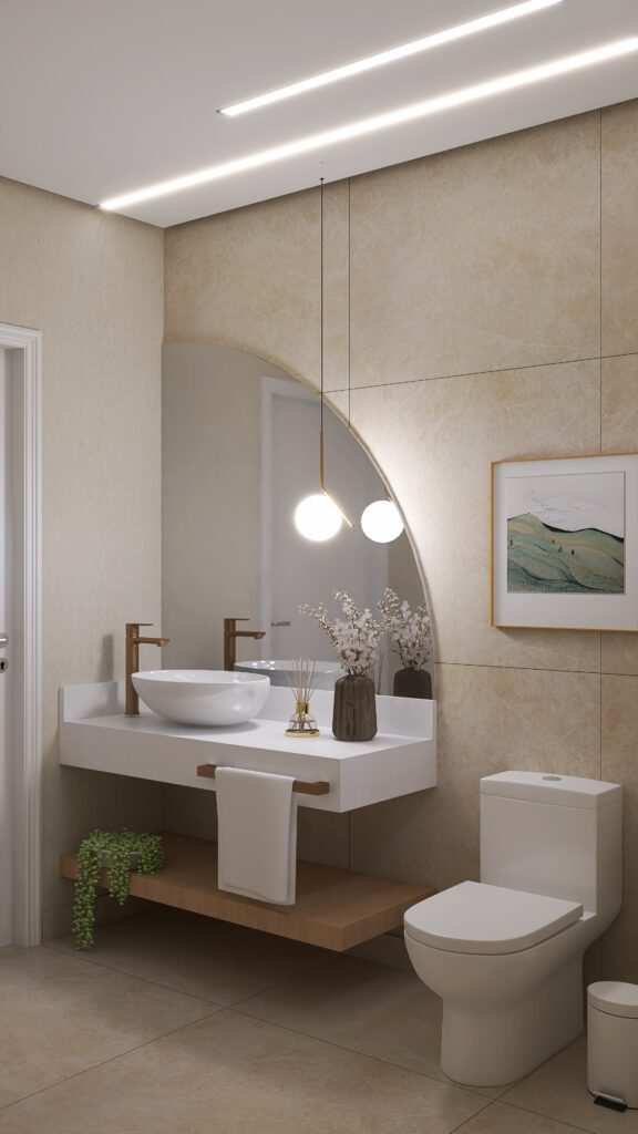 Choosing the Perfect Bathroom Sink: A Comprehensive Guide 7 Imagem de uma pia de banheiro embutida