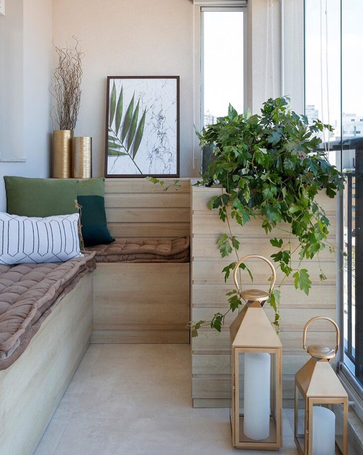 Beige Porcelain Tiles: 70 Inspiring Ideas for Any Room 2 Porcelanato bege sendo usado em varanda