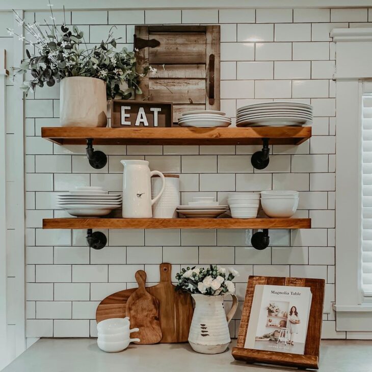 40 Industrial Shelving Ideas for Stunning Home Décor 10 Foto de estante industrial 31 - 3