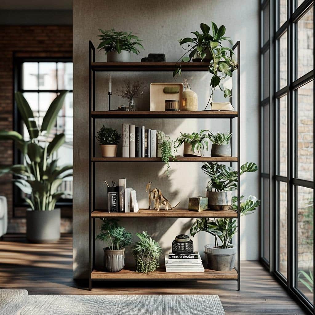 40 Industrial Shelving Ideas for Stunning Home Décor 1 40 fotos de prateleira industrial para uma decoração surpreendente