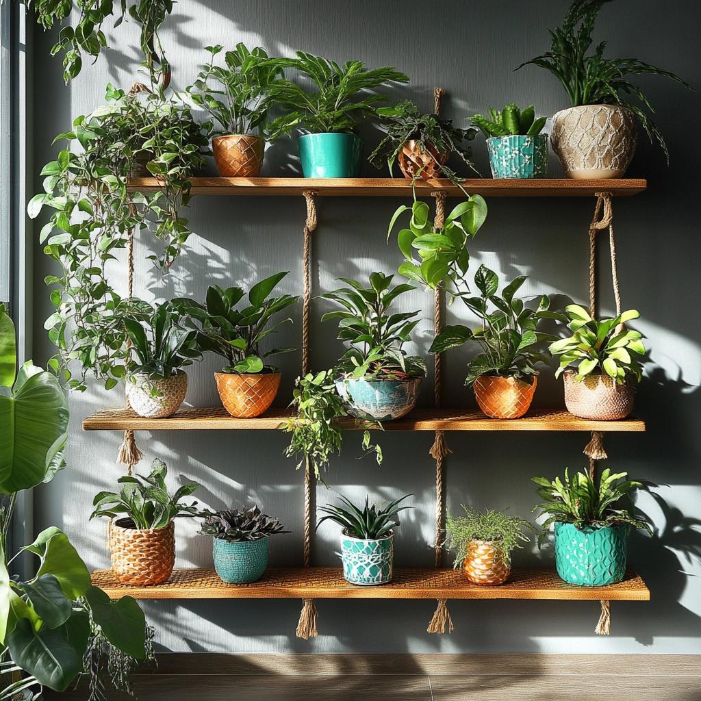 Plant Shelves: 20 Ideas and Tutorials to Fill Your Life with Green 6 Prateleiras para plantas: 20 ideias e tutoriais para encher a vida de verde