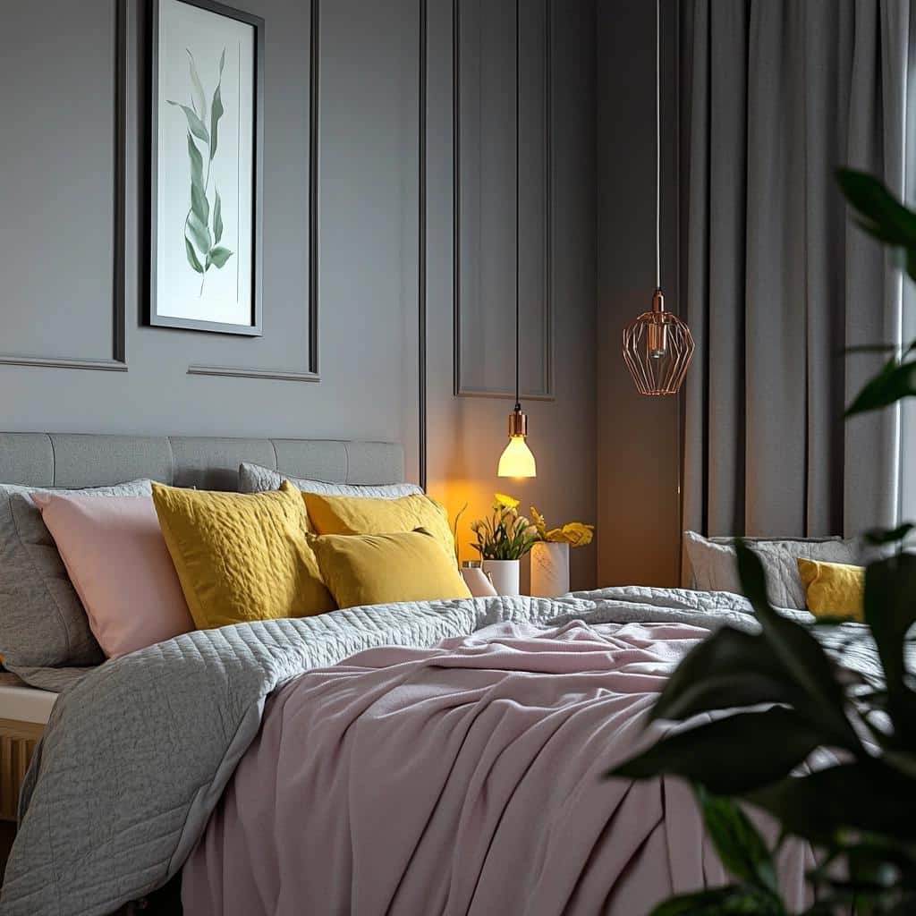 12 Beautiful Ideas to Revamp Your Gray Bedroom 6 QUARTO CINZA: 12 DICAS PARA RENOVAR O SEU AMBIENTE