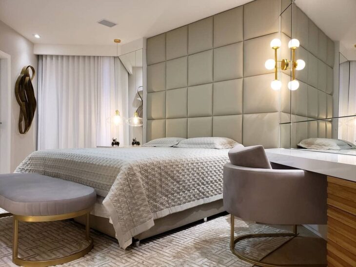 90 Luxurious Bedroom Projects to Make Your Dream a Reality 5 Foto de quarto de luxo 2