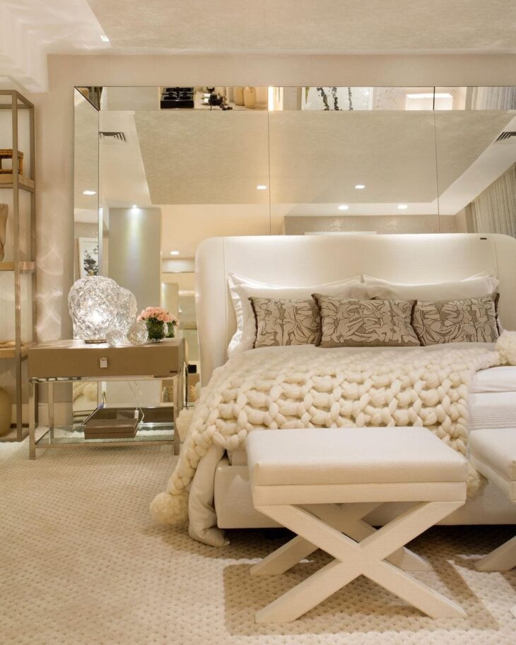 90 Luxurious Bedroom Projects to Make Your Dream a Reality 7 Foto de quarto de luxo 3