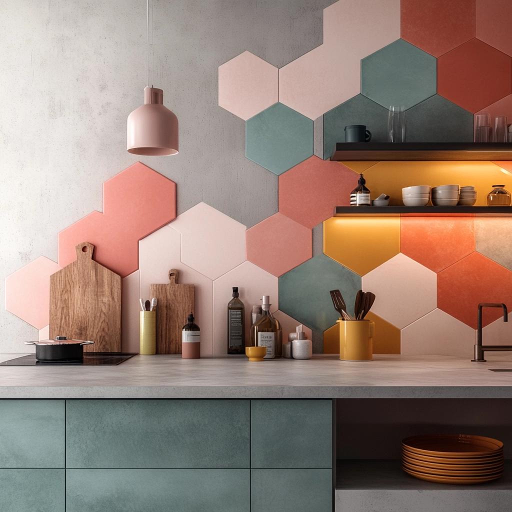 Hexagonal Tiles: 40 Creative Ideas to Use This Geometric Trend 4 Revestimento hexagonal: 40 ideias para usar essa tendência geométrica