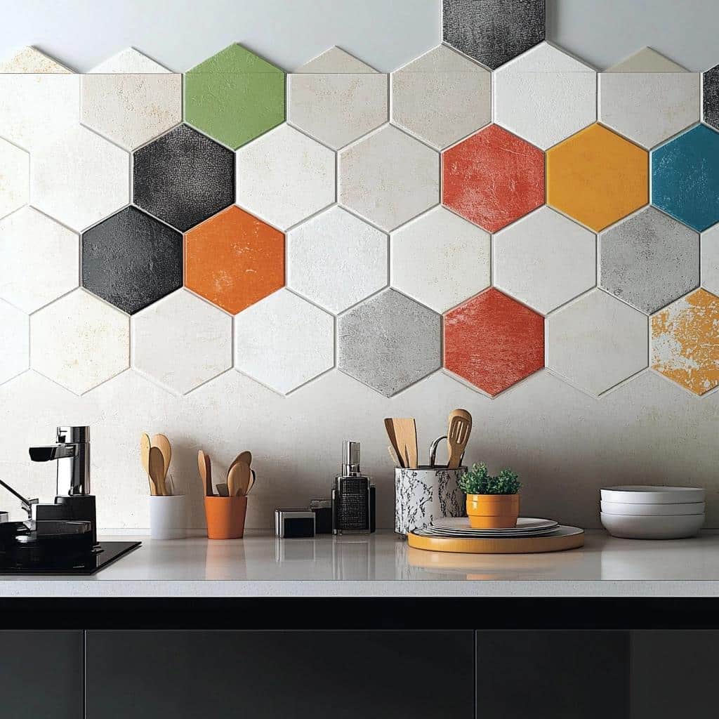 Hexagonal Tiles: 40 Creative Ideas to Use This Geometric Trend 8 Revestimento hexagonal: 40 ideias para usar essa tendência geométrica
