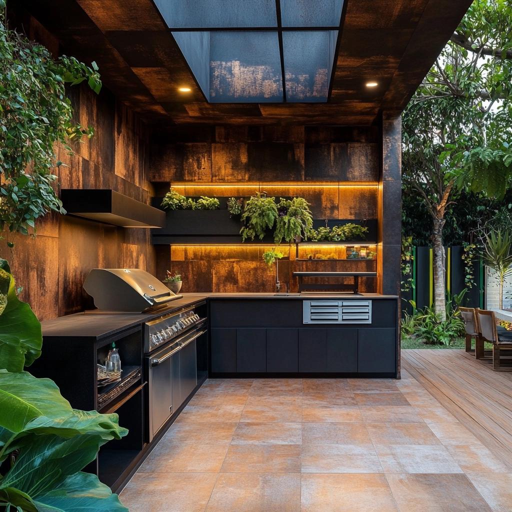 Inspiring 70 Designs for Barbecue Surroundings 1 Reveste sua churrasqueira com estilo: 70 ideias inspiradoras