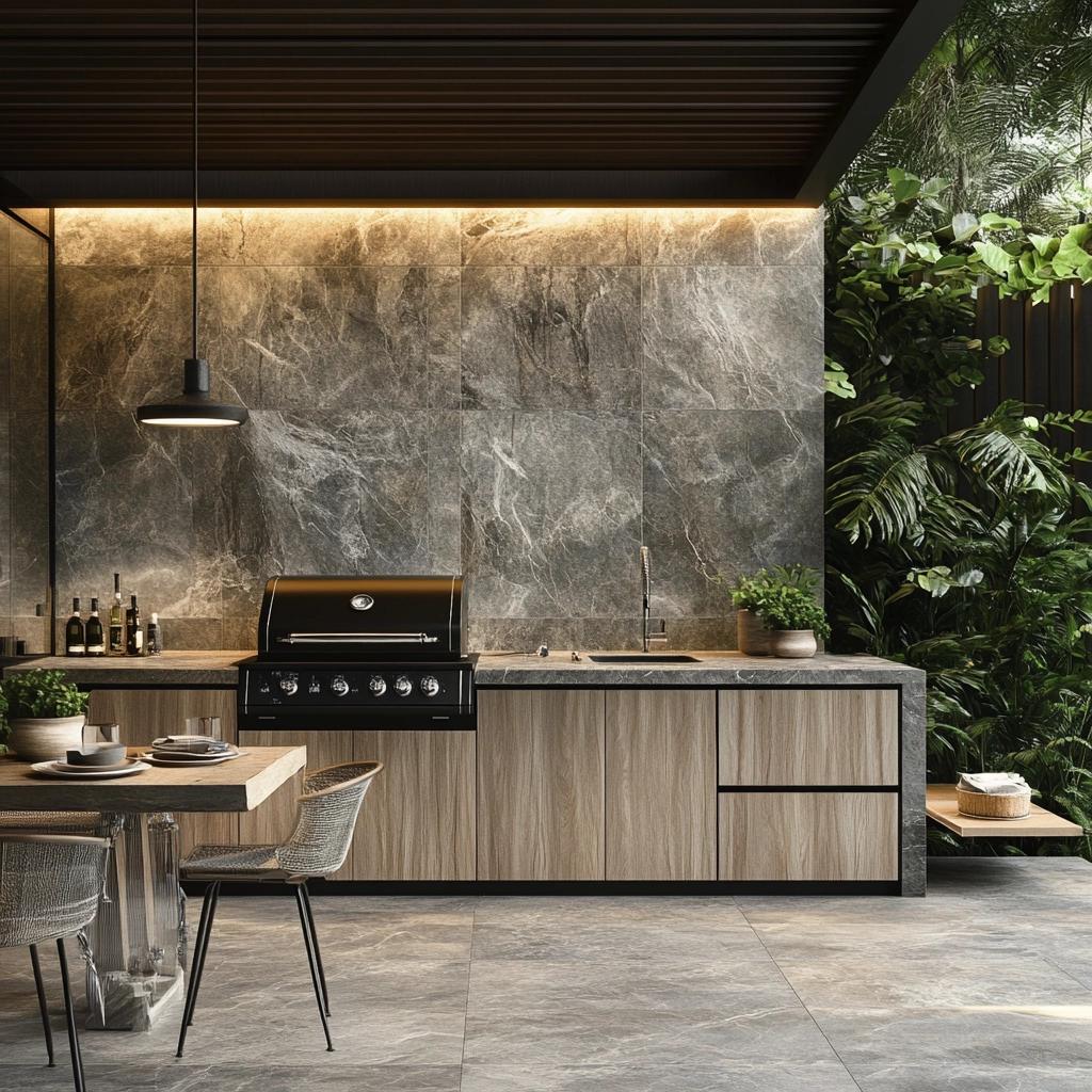 Inspiring 70 Designs for Barbecue Surroundings 8 Reveste sua churrasqueira com estilo: 70 ideias inspiradoras
