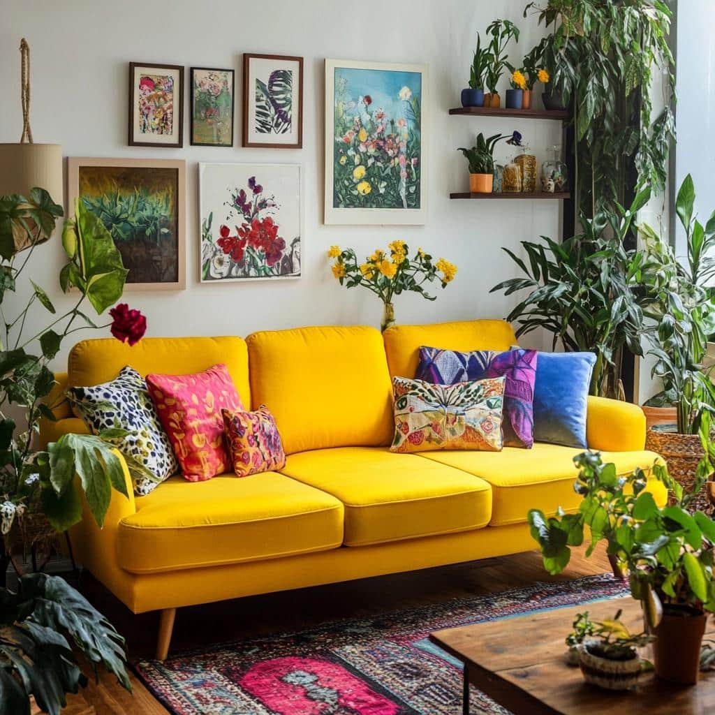 Yellow Sofa: 70 Models to Inspire and Brighten Your Living Room 1 sofa amarelo01