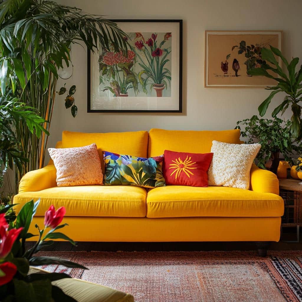 Yellow Sofa: 70 Models to Inspire and Brighten Your Living Room 8 sofa amarelo4