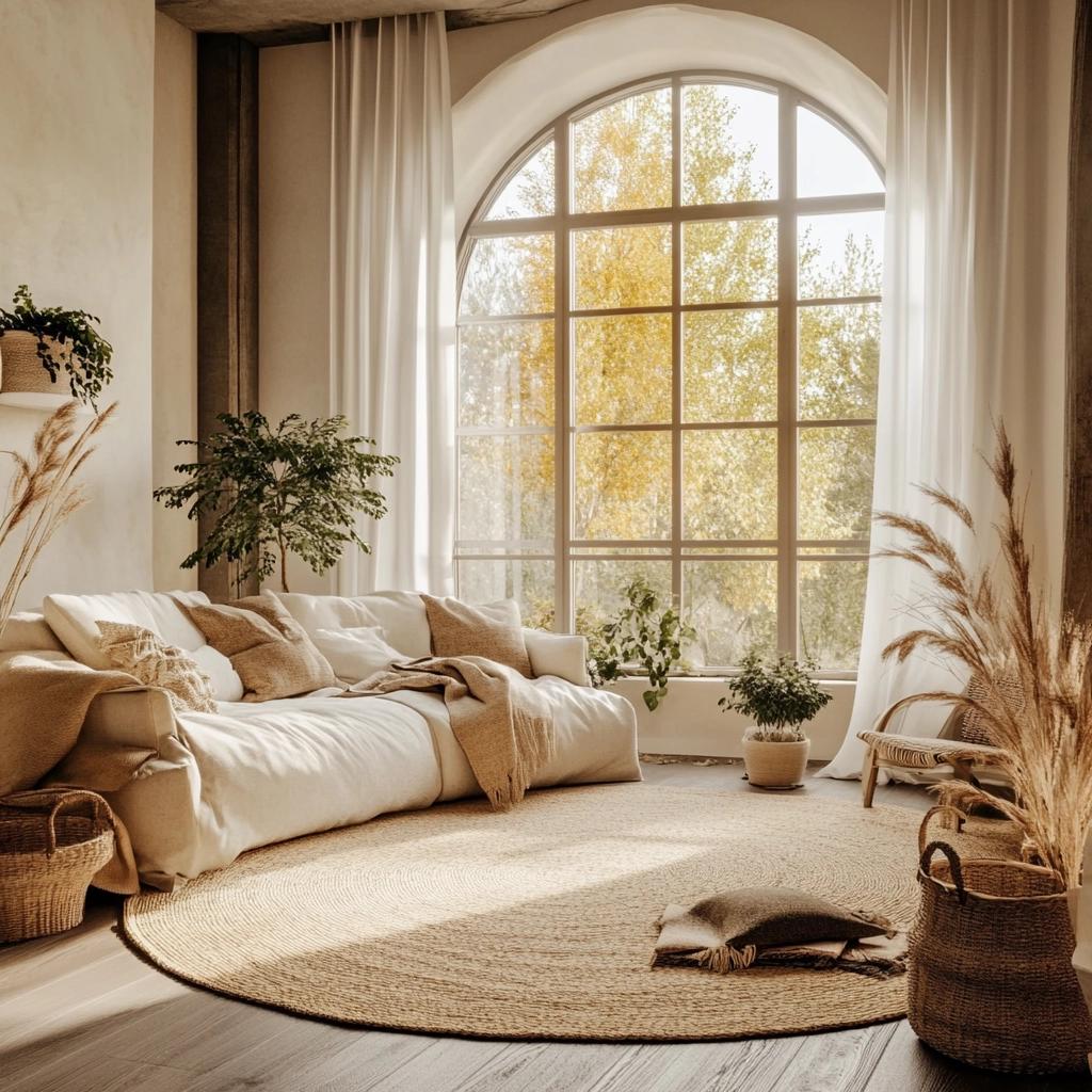 6 Inspirações de Tapete Redondo para Sala e Como Usá-los na Decoração