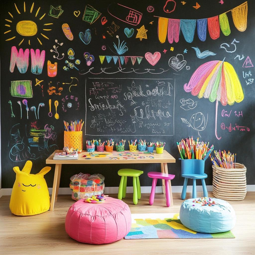 Chalkboard Paint: How to Choose, Apply, and 70 Fun Inspirations 6 Tinta lousa: como escolher, como pintar e 70 inspirações divertidas