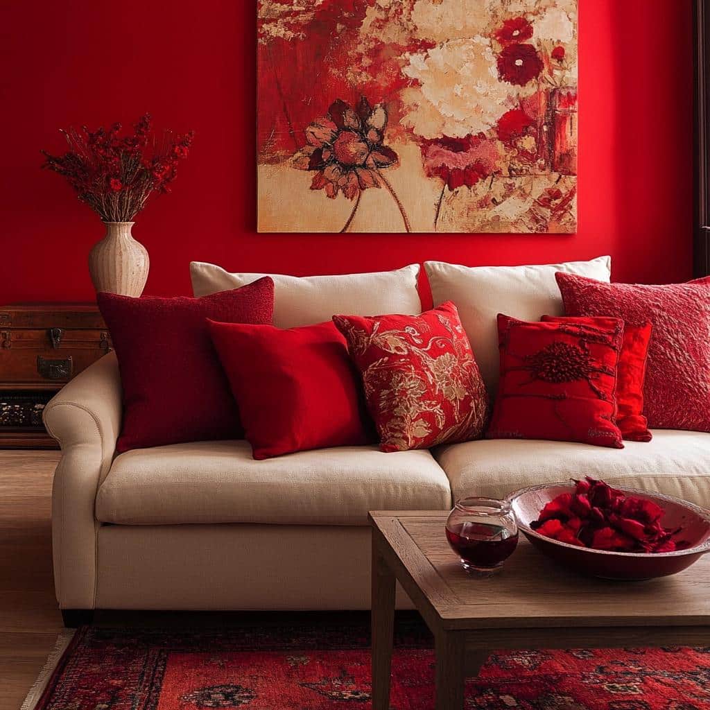 50 Ideas to Embrace the Passionate Hue: Exploring Shades of Red in Home Decor 4 50 Ideias para Usar Tons de Vermelho na Decoração