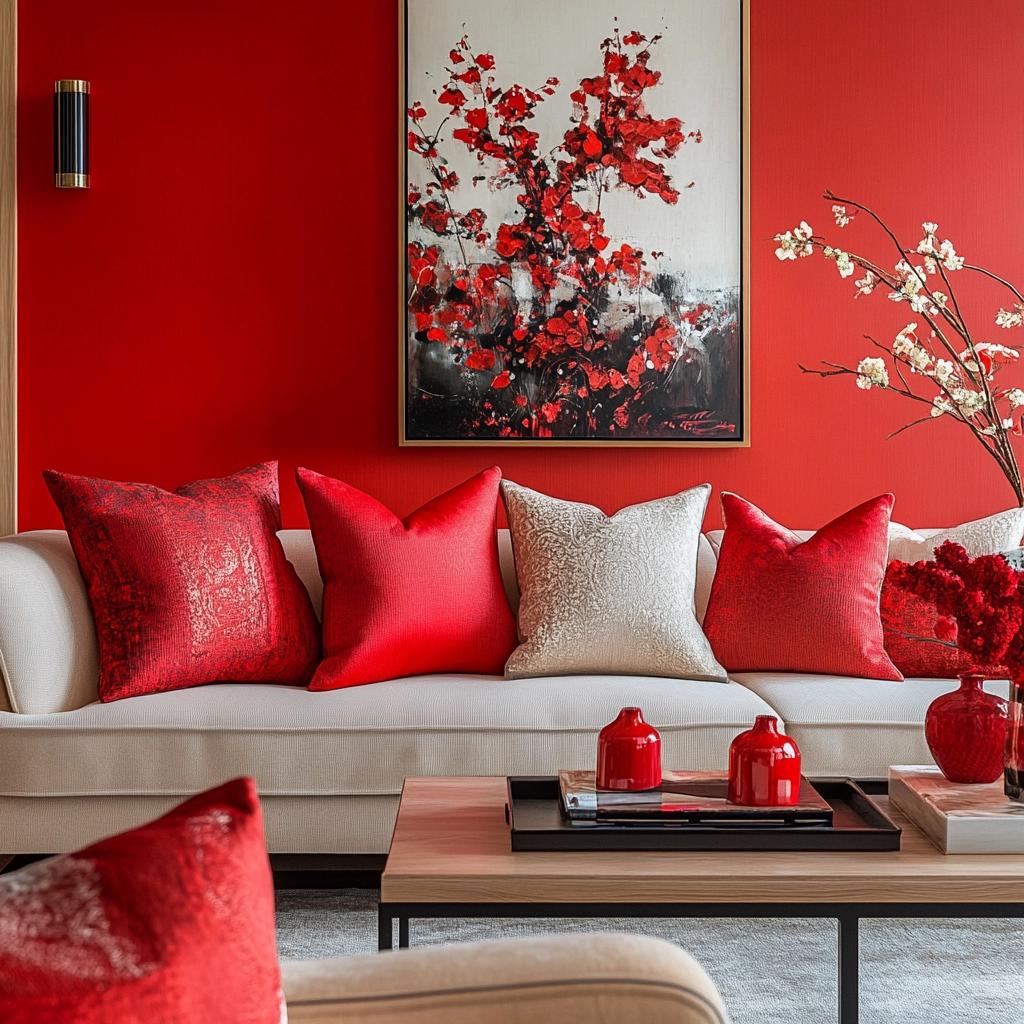 50 Ideas to Embrace the Passionate Hue: Exploring Shades of Red in Home Decor 6 50 Ideias para Usar Tons de Vermelho na Decoração