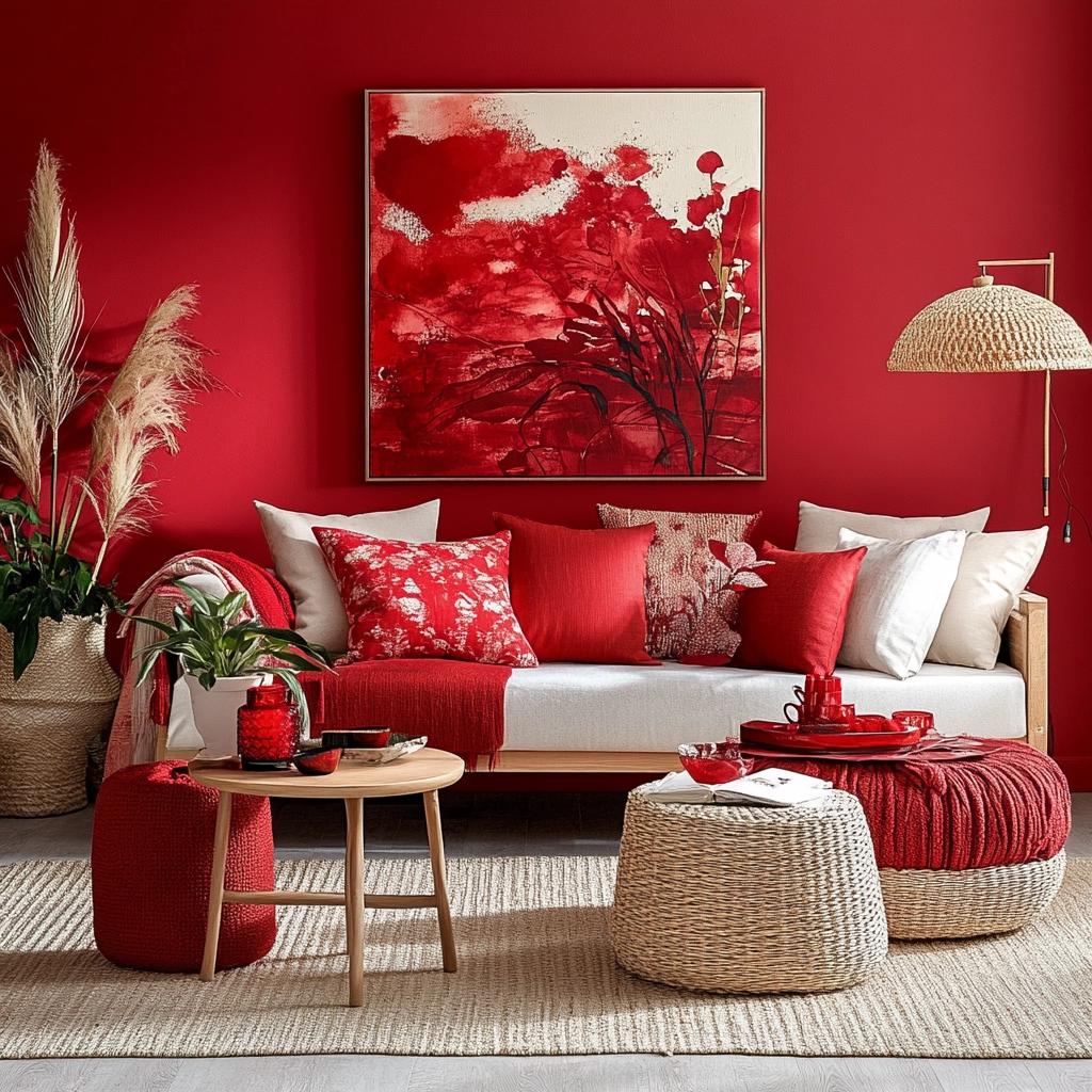 50 Ideas to Embrace the Passionate Hue: Exploring Shades of Red in Home Decor 8 50 Ideias para Usar Tons de Vermelho na Decoração