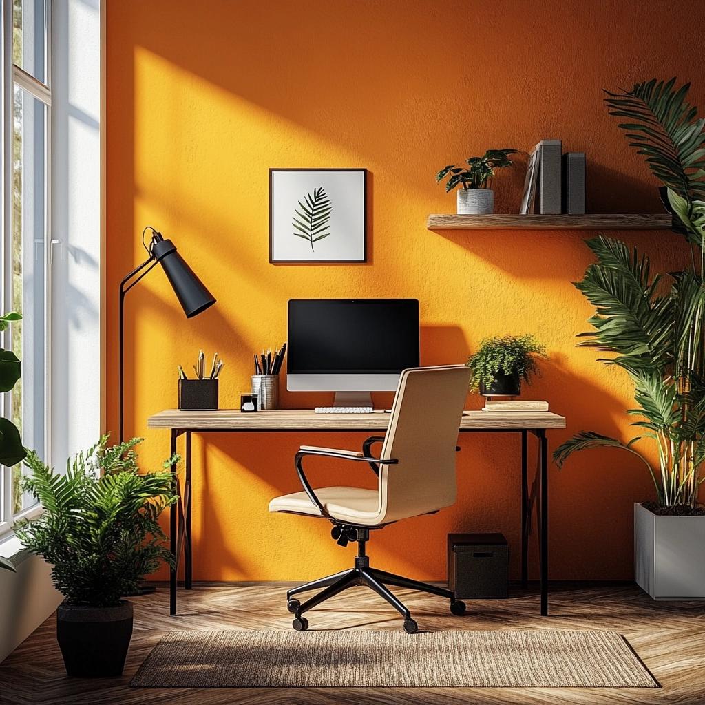 6 Tips for Designing and Decorating Your Home Office: From Paint to Furniture 4 6 Dicas Práticas para Decorar seu Home Office de Forma Eficiente