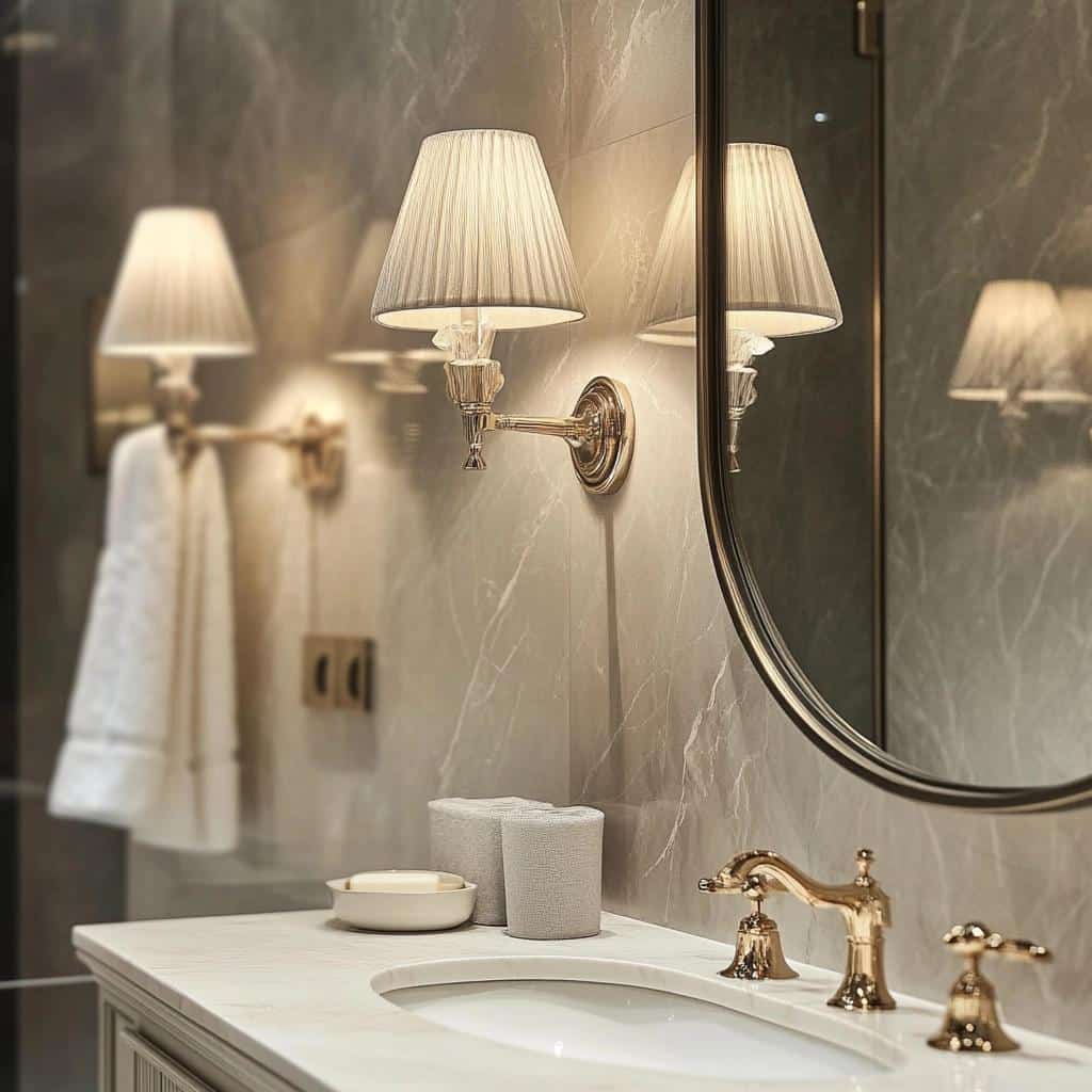 Arandelas para Banheiro: 65 Ideias Incríveis para Iluminação