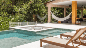 Área de lazer com piscina: 60 ideias para você fazer a sua.