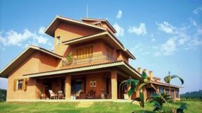 Casa de fazenda rústica