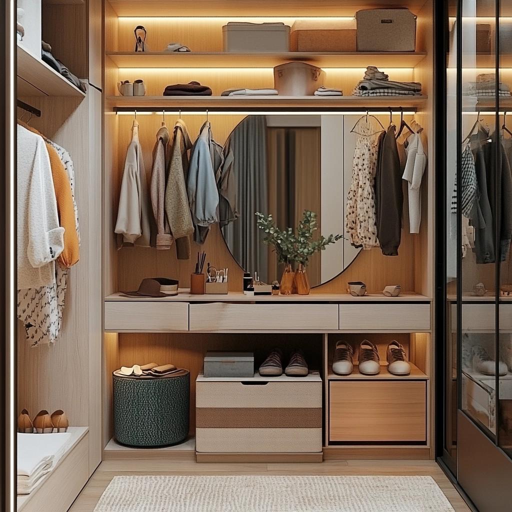 85 Creative Ideas to Maximize Space in a Small Closet 1 CLOSET PEQUENO: 85 IDEIAS CRIATIVAS PARA APROVEITAR O ESPAÇO
