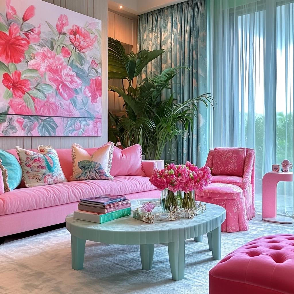 Decoração: Cores que Valorizam o Rosa