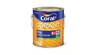 Embalagem da tinta Coralit.