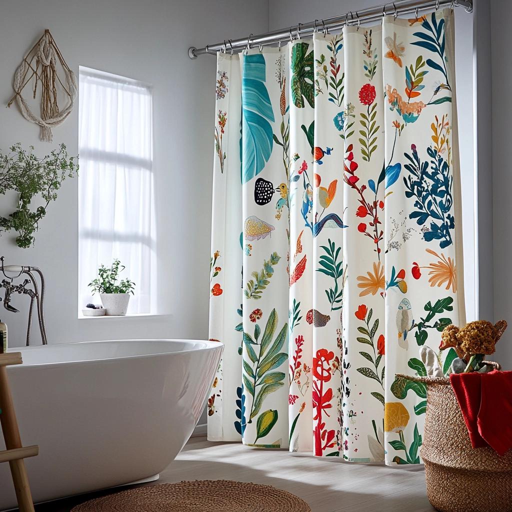 Cortinas de Banheiro: 70 Inspirações Estilosas Para o Seu Espaço